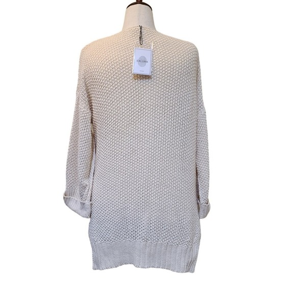 NWT Exlura New Collection High Low Wool Blend Sweater one size - Picture 2 of 4